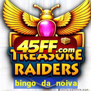 bingo da noiva para imprimir